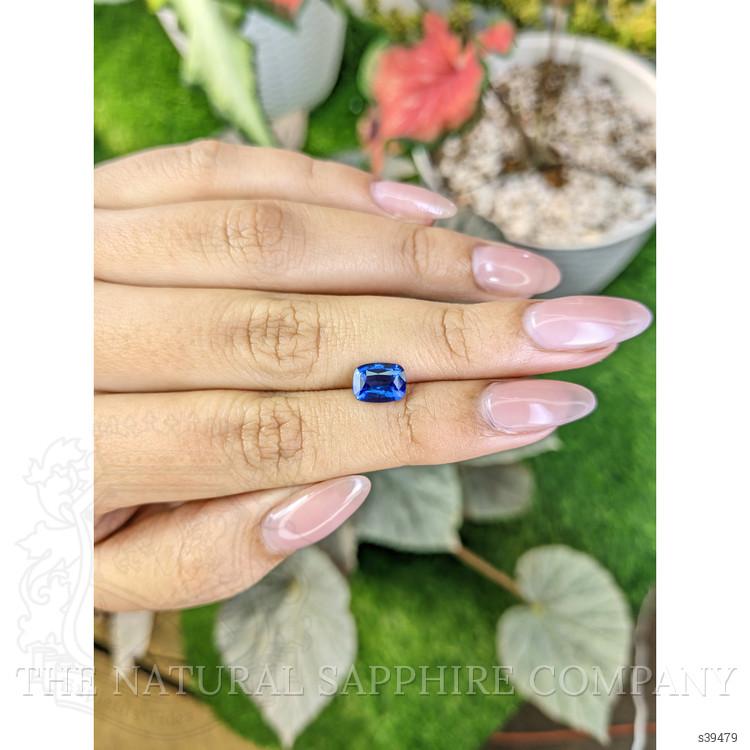 1.69 Ct. Blue Sapphire from Ceylon (Sri Lanka)