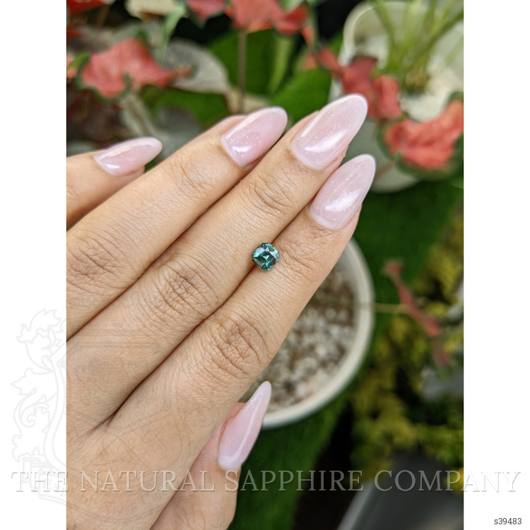 0.91 Ct. Bluish Green Sapphire from Madagascar