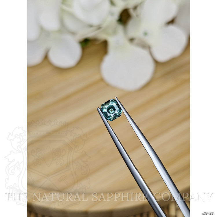 0.91 Ct. Bluish Green Sapphire from Madagascar