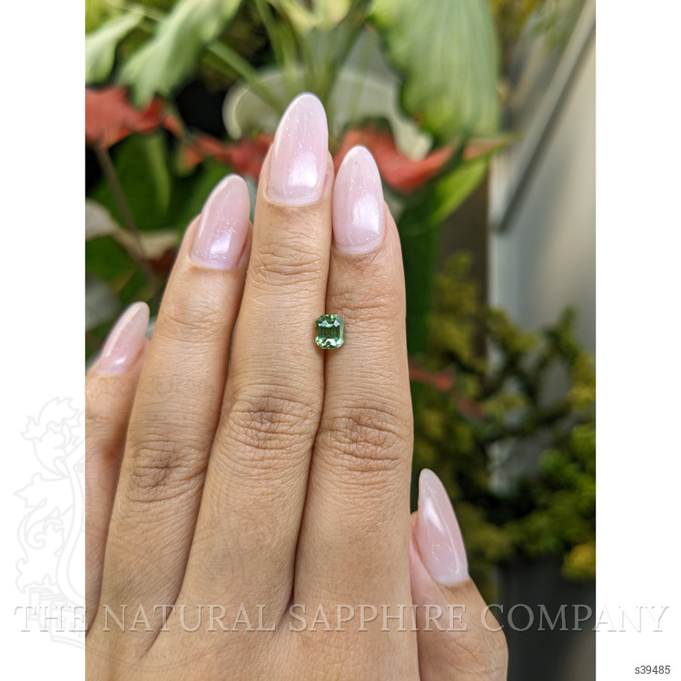 1.10 Ct. Bluish Green Sapphire from Madagascar