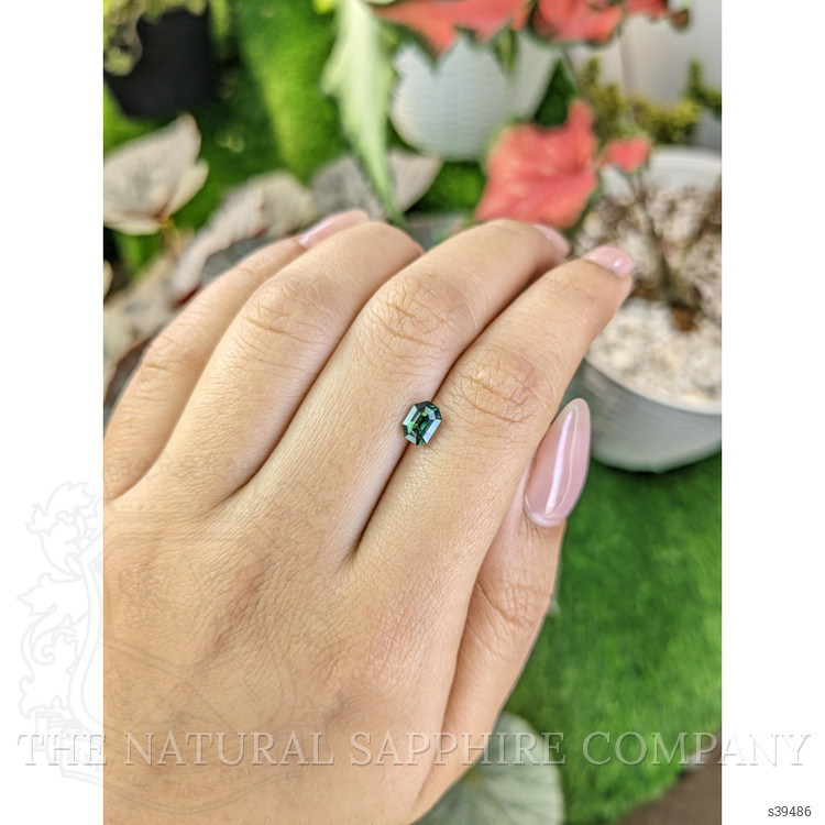 1.00 Ct. Bluish Green Sapphire from Madagascar