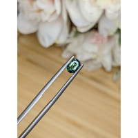 1.00 Ct. Bluish Green Sapphire from Madagascar Life Style
