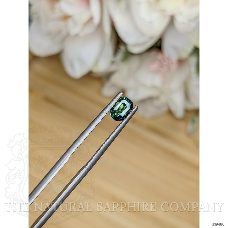 1.00 Ct. Bluish Green Sapphire from Madagascar