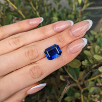 12.74 Ct. Blue Sapphire from Ceylon (Sri Lanka) Life Style