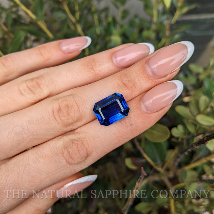 12.74 Ct. Blue Sapphire from Ceylon (Sri Lanka)