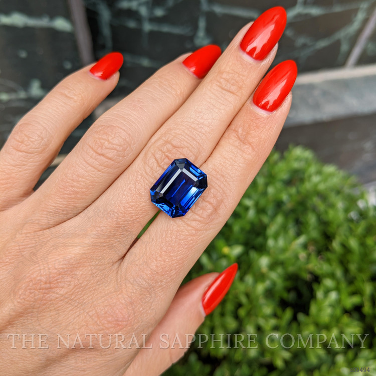 12.74 Ct. Blue Sapphire from Ceylon (Sri Lanka)