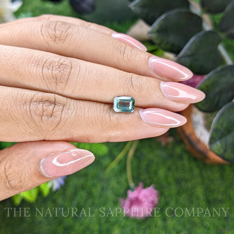 1.56 Ct. Bluish Green Sapphire from Tanzania