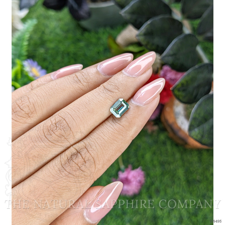 1.56 Ct. Bluish Green Sapphire from Tanzania