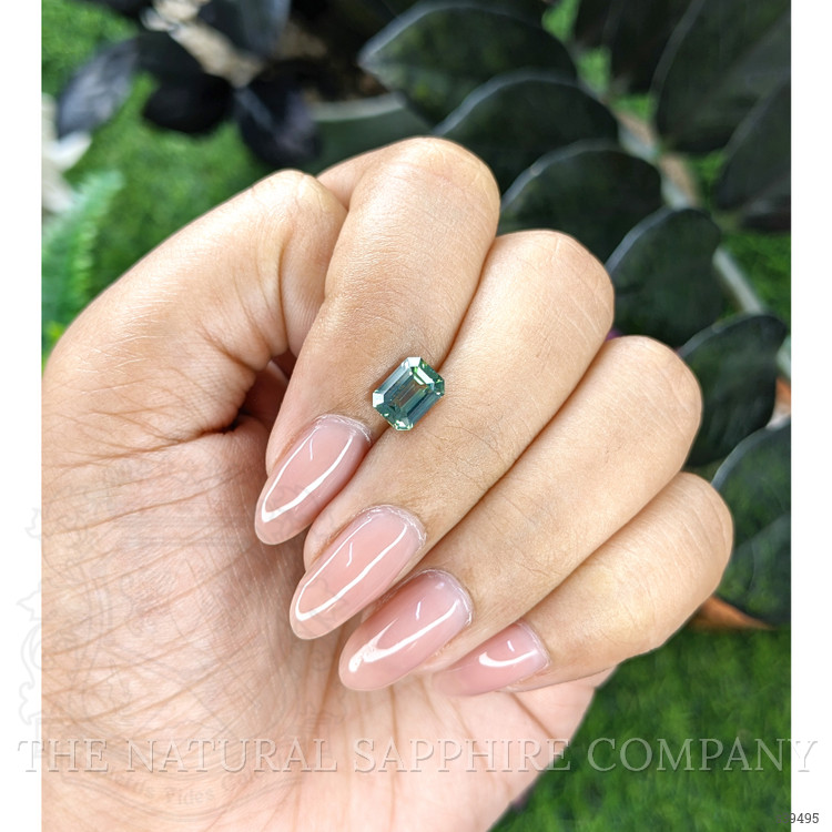1.56 Ct. Bluish Green Sapphire from Tanzania