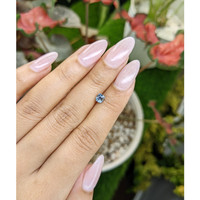 0.67 Ct. Greenish Blue Sapphire from Ceylon (Sri Lanka) Life Style