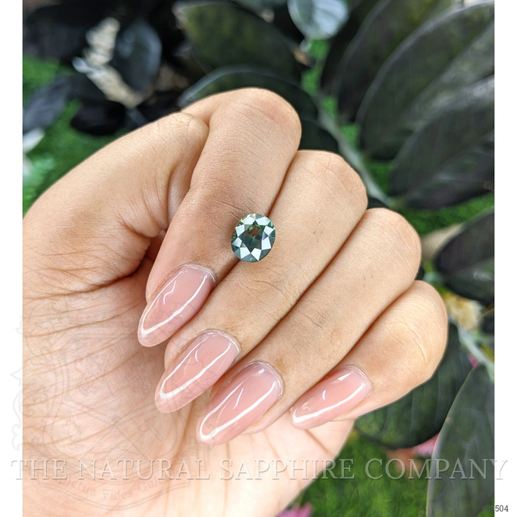 2.60 Ct. Bluish Green Sapphire from Tanzania