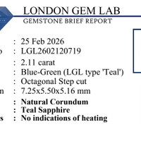 2.10 Ct. Bluish Green Sapphire from Tanzania Pdf