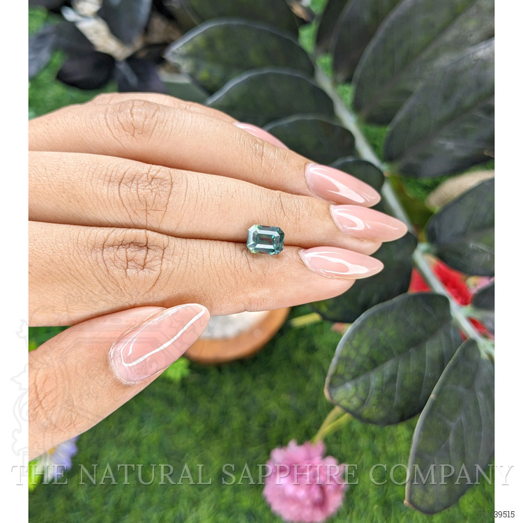 2.10 Ct. Bluish Green Sapphire from Tanzania