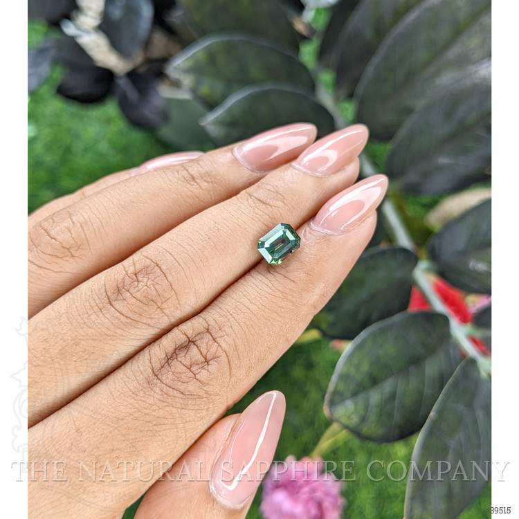 2.10 Ct. Bluish Green Sapphire from Tanzania