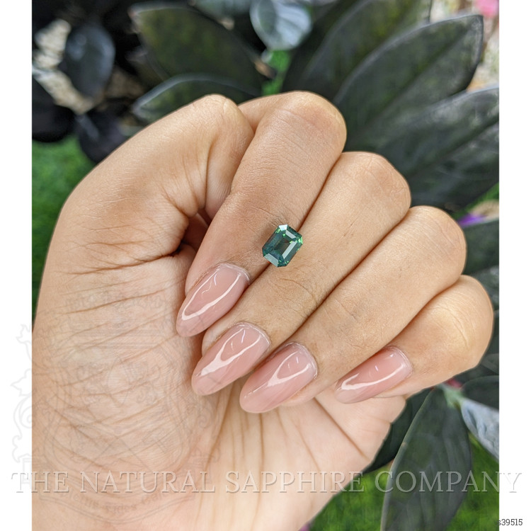2.10 Ct. Bluish Green Sapphire from Tanzania