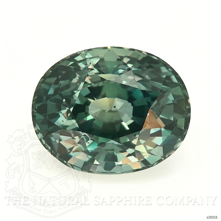 2.22 Ct. Greenish Blue Sapphire from Tanzania
