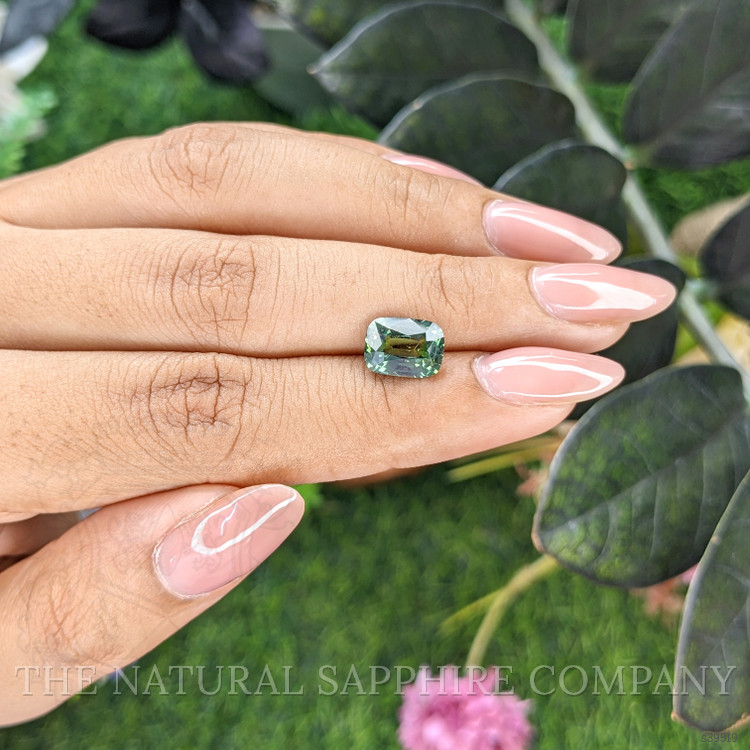 3.05 Ct. Bluish Green Sapphire from Tanzania