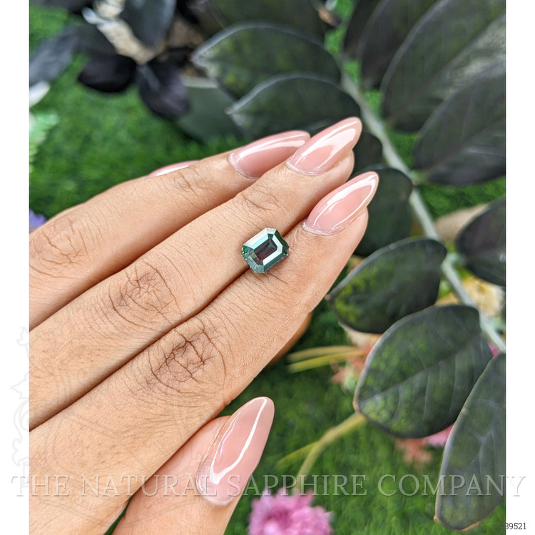 2.55 Ct. Bluish Green Sapphire from Tanzania