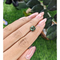 2.53 Ct. Bluish Green Sapphire from Tanzania Life Style