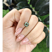 2.53 Ct. Bluish Green Sapphire from Tanzania Life Style
