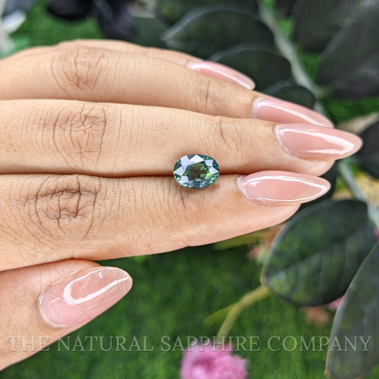 2.50 Ct. Bluish Green Sapphire from Tanzania