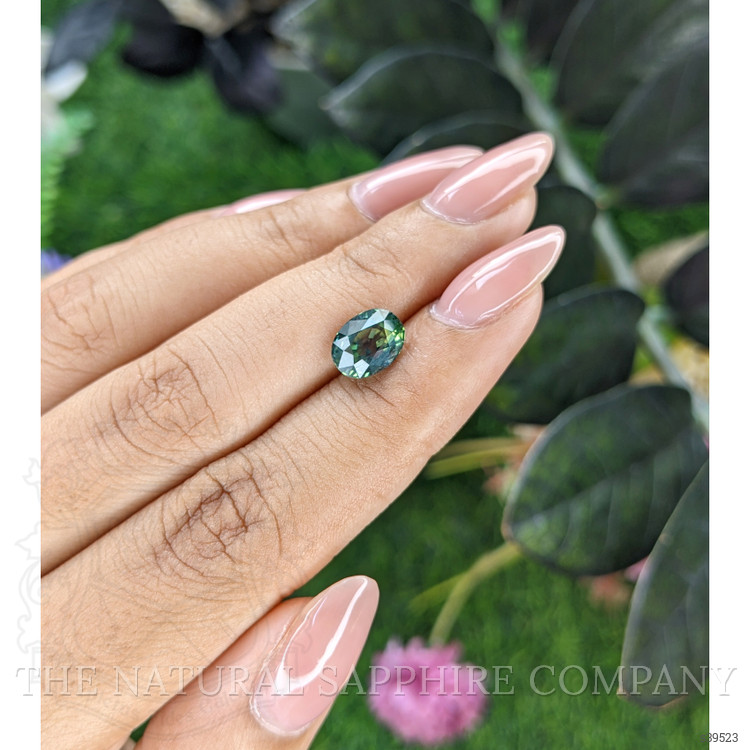 2.50 Ct. Bluish Green Sapphire from Tanzania