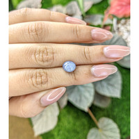 2.83 Ct. Greyish Blue Star Sapphire from Ceylon (Sri Lanka) Life Style