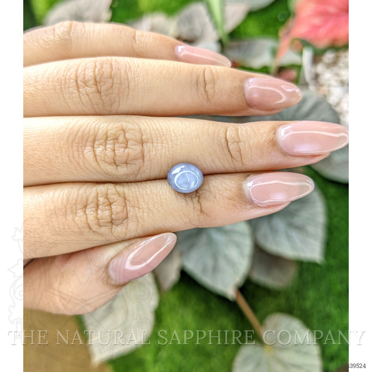 2.83 Ct. Greyish Blue Star Sapphire from Ceylon (Sri Lanka)