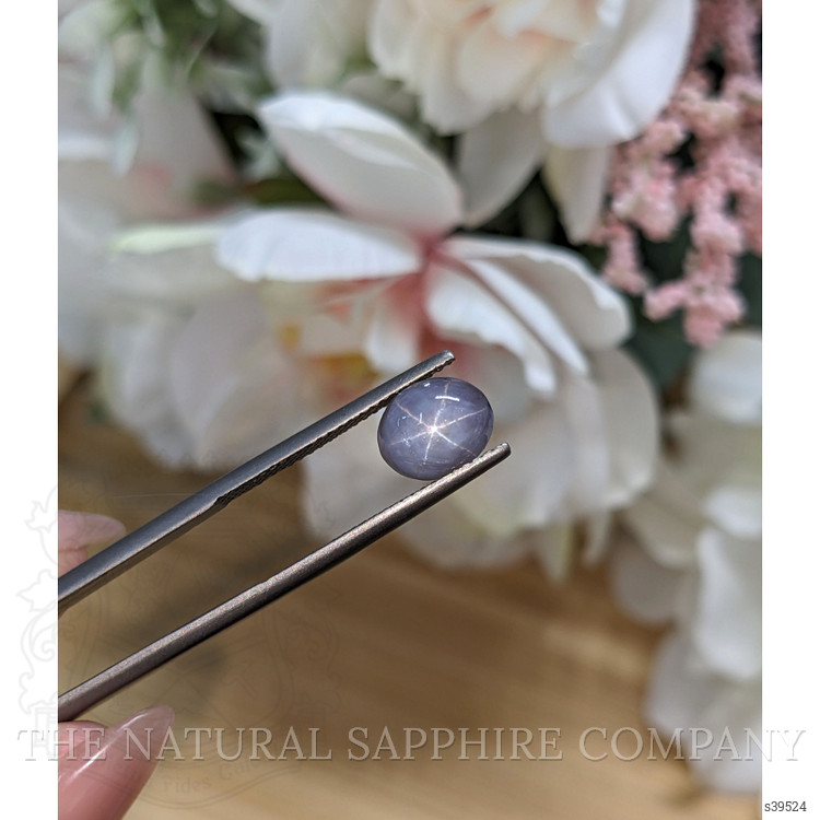 2.83 Ct. Greyish Blue Star Sapphire from Ceylon (Sri Lanka)