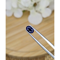0.81 Ct. Blue Sapphire from Ceylon (Sri Lanka) Life Style