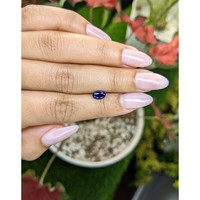 0.81 Ct. Blue Sapphire from Ceylon (Sri Lanka) Life Style