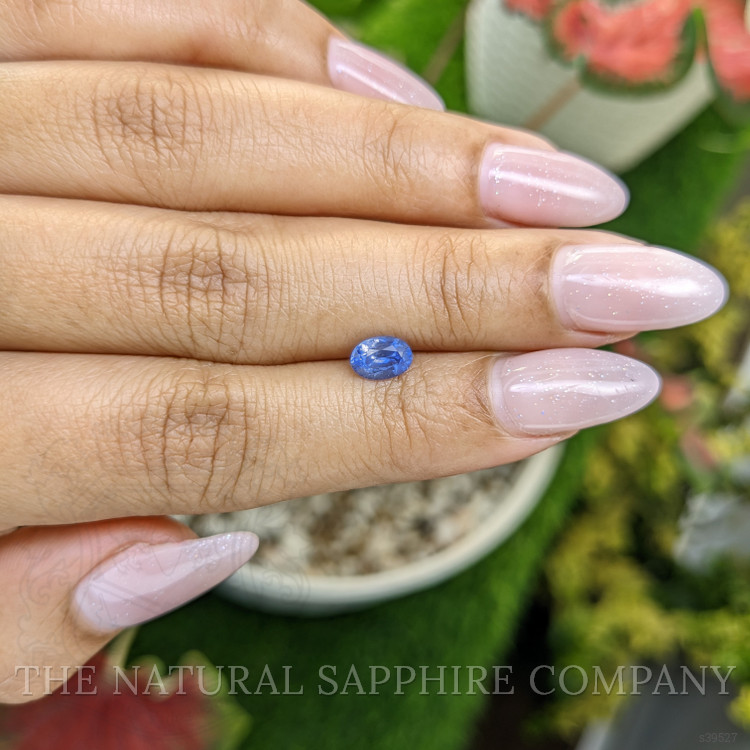 0.80 Ct. Blue Sapphire from Ceylon (Sri Lanka)