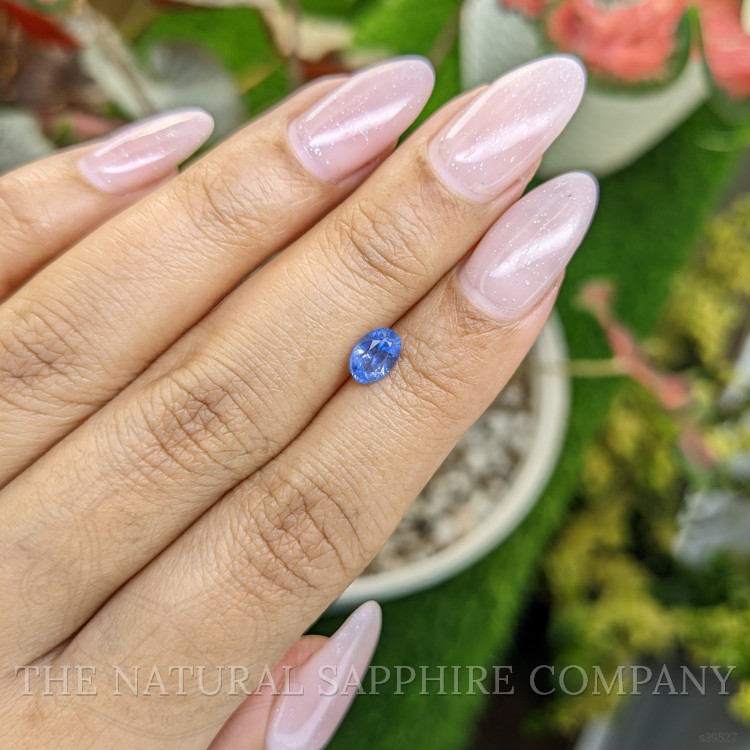 0.80 Ct. Blue Sapphire from Ceylon (Sri Lanka)