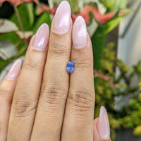 0.80 Ct. Blue Sapphire from Ceylon (Sri Lanka) Life Style