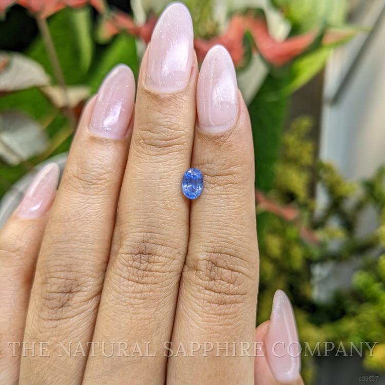 0.80 Ct. Blue Sapphire from Ceylon (Sri Lanka)