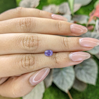 1.04 Ct. Pinkish Purple Sapphire from Ceylon (Sri Lanka) Life Style