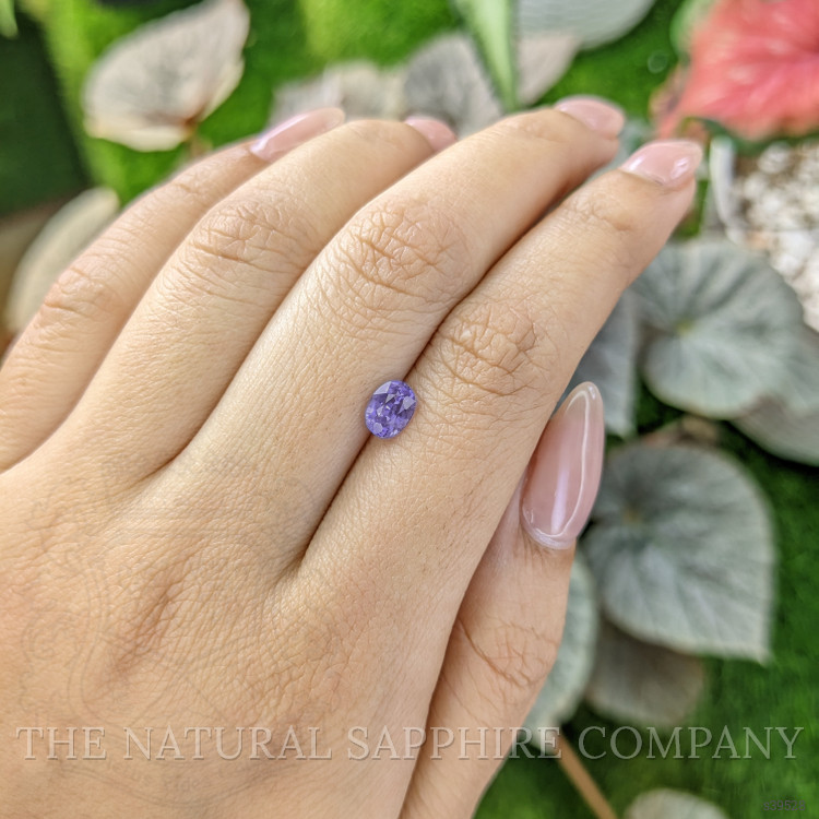 1.04 Ct. Pinkish Purple Sapphire from Ceylon (Sri Lanka)