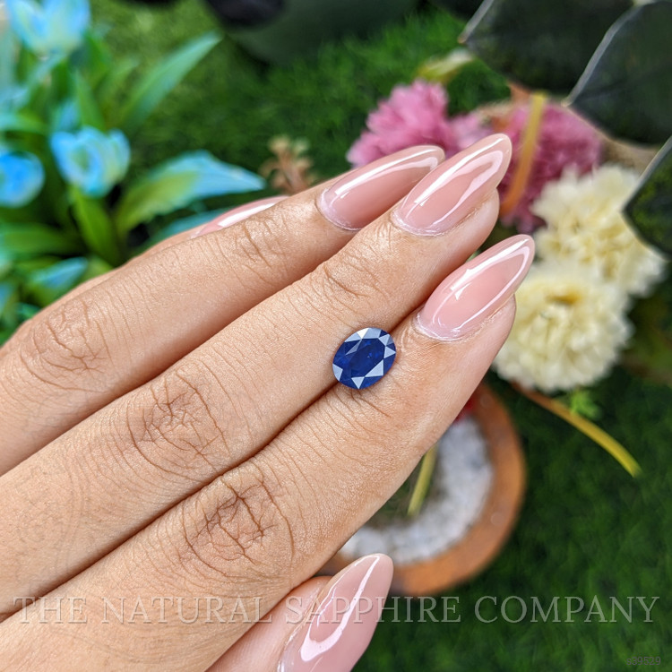 1.61 Ct. Blue Sapphire from Ceylon (Sri Lanka)