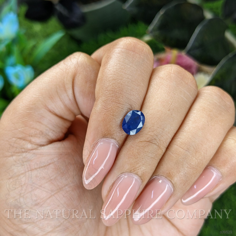 1.61 Ct. Blue Sapphire from Ceylon (Sri Lanka)