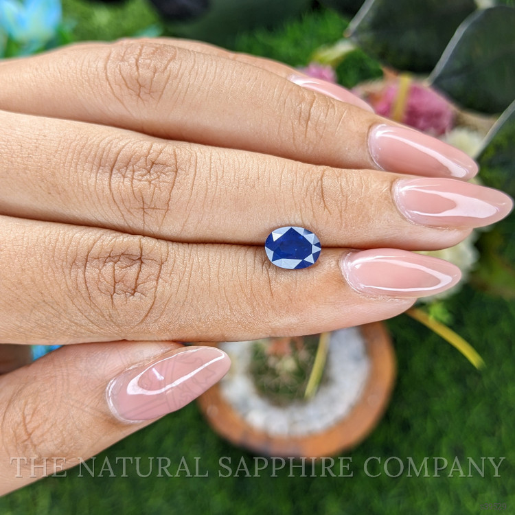 1.61 Ct. Blue Sapphire from Ceylon (Sri Lanka)