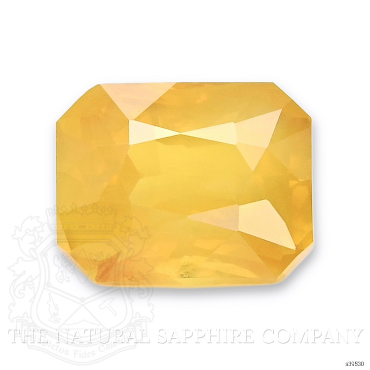 3.01 Ct. Orangish Yellow Sapphire from Ceylon (Sri Lanka)