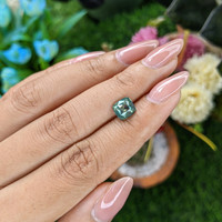 2.19 Ct. Bluish Green Sapphire from Ceylon (Sri Lanka) Life Style