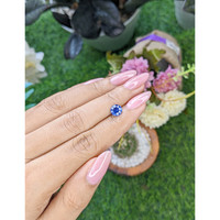 1.11 Ct. Blue Sapphire from Ceylon (Sri Lanka) Life Style