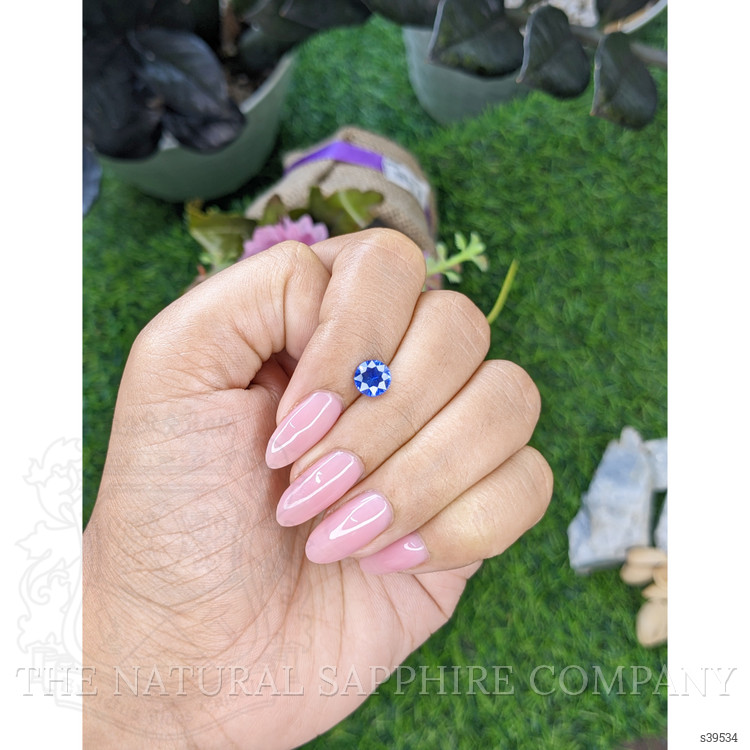 1.11 Ct. Blue Sapphire from Ceylon (Sri Lanka)