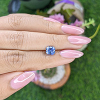 1.59 Ct. Blue Sapphire from Madagascar Life Style