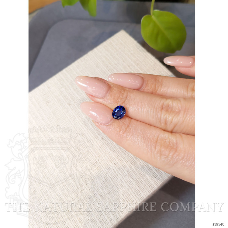 1.58 Ct. Blue Sapphire from Ceylon (Sri Lanka)