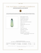 2.01 Ct. Yellowish Green Sapphire from Madagascar Scan Report