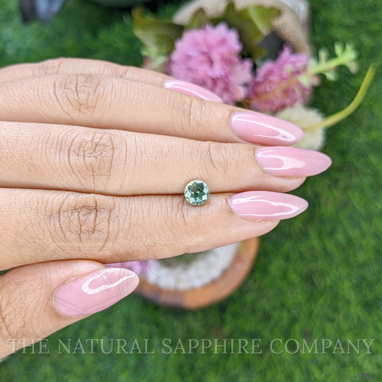 0.91 Ct. Bluish Green Sapphire from Madagascar