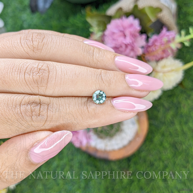 0.85 Ct. Bluish Green Sapphire from Madagascar