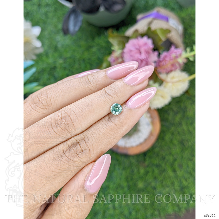 0.85 Ct. Bluish Green Sapphire from Madagascar